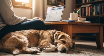 Why Does My Dog Sleep at My Feet 