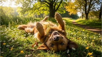 why does my dog roll in dead things -1