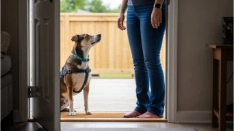 Why does my dog cry when I leave