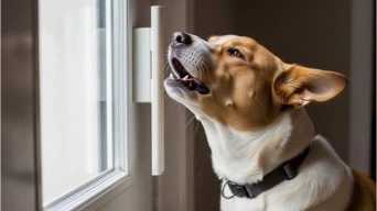 Why does my dog cry when I leave