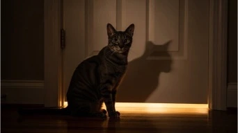 Why does my cat stare at me while I sleep. -2