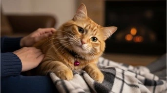 why does my cat knead blankets -2