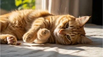 why does my cat knead blankets -4