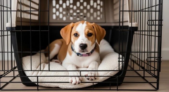 how to crate train a puppy fast