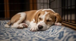 why does my puppy cry in the crate at night -3